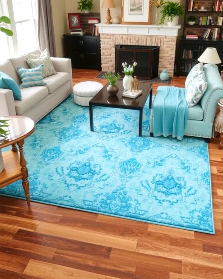 25 Turquoise Living Room Ideas for a Fresh Look