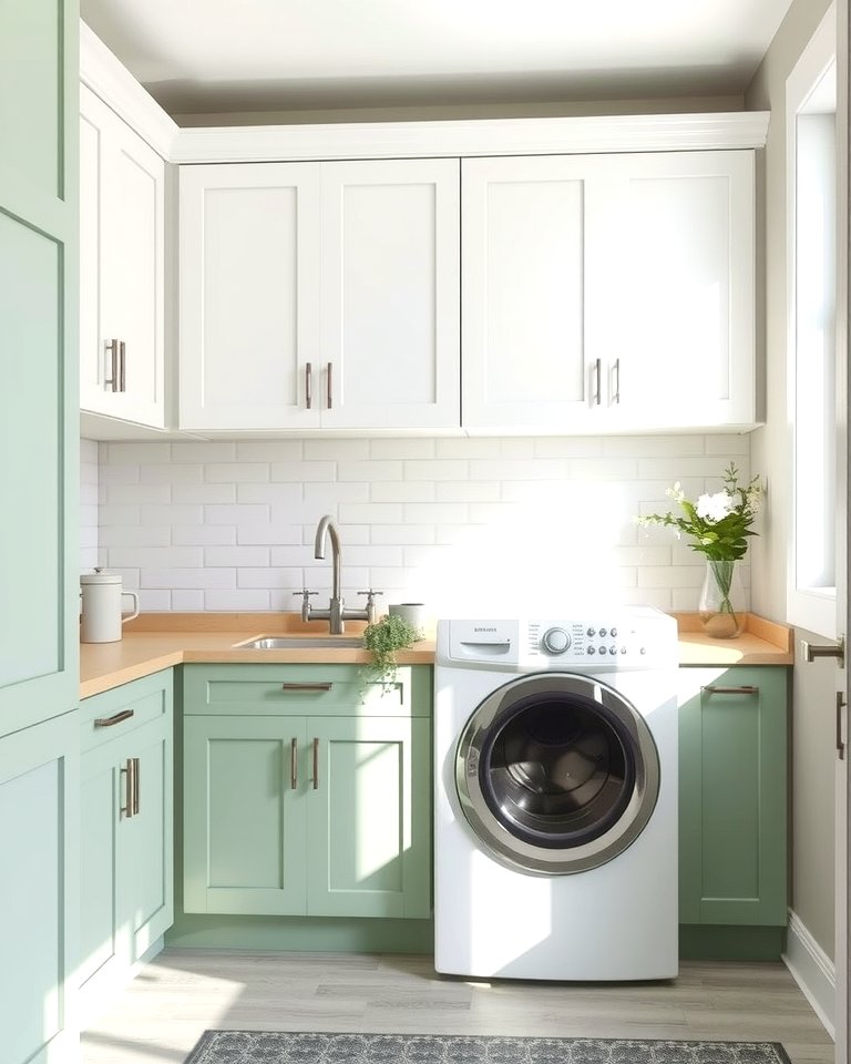 25 Sage Green Laundry Room Ideas for a Fresh Look