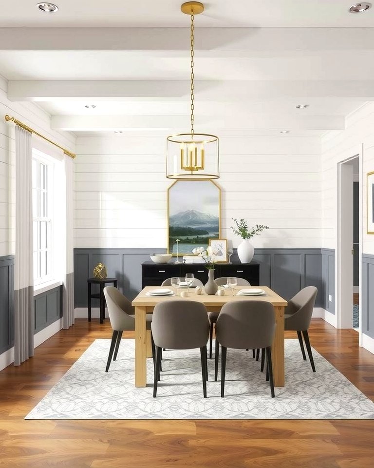 25 Shiplap Dining Room Wall Ideas for Rustic Charm