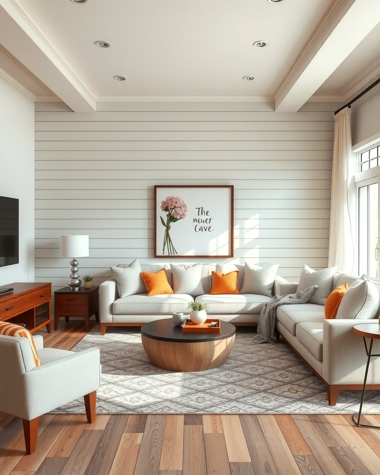 25 Shiplap Living Room Ideas for a Rustic Charm