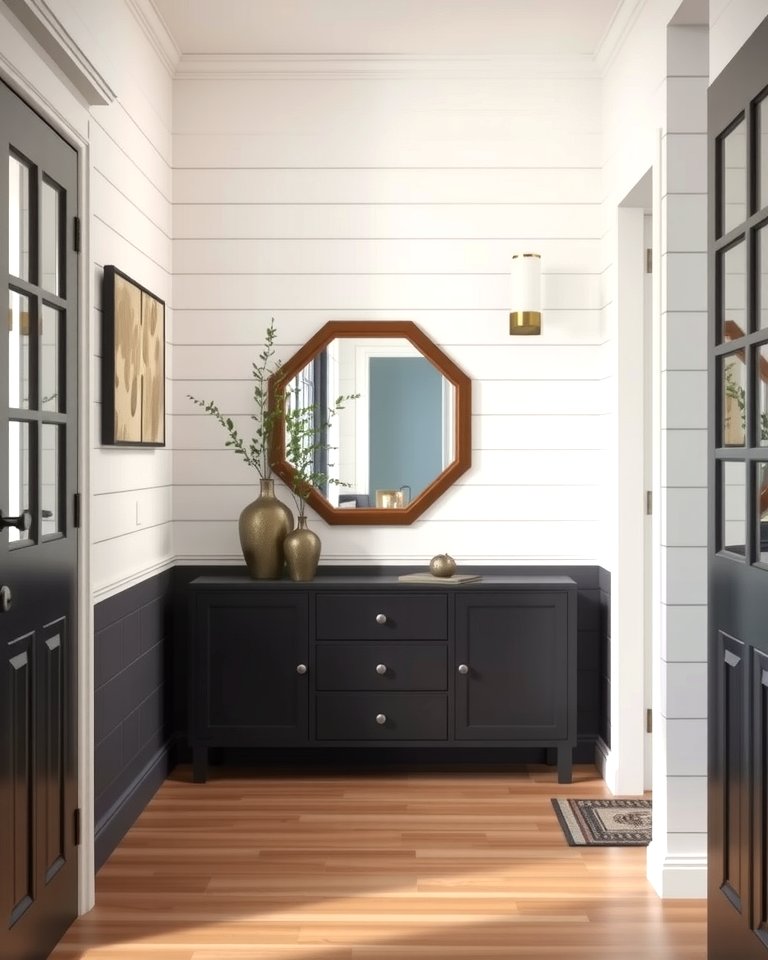 25 Shiplap Wall Entryway Ideas for a Welcoming First Impression