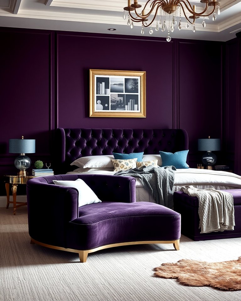 30 Dark Purple Bedroom Ideas for Dramatic Luxury Spaces