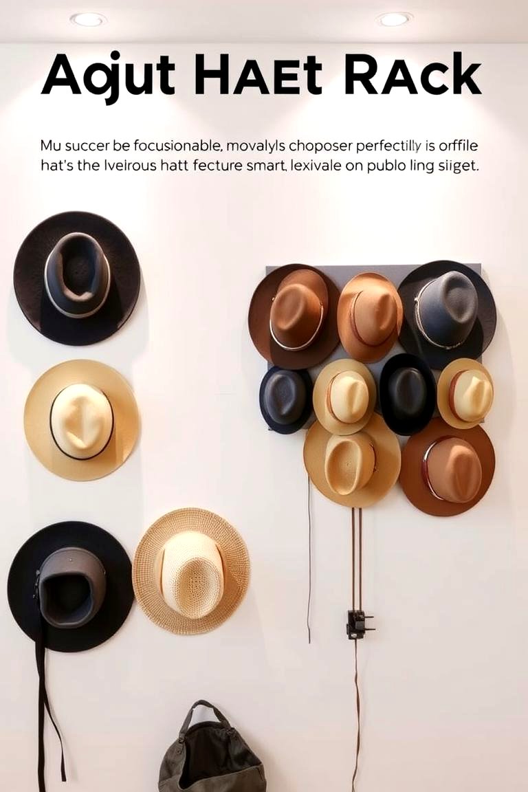 30 Smart Hat Storage Ideas to Declutter Your Home
