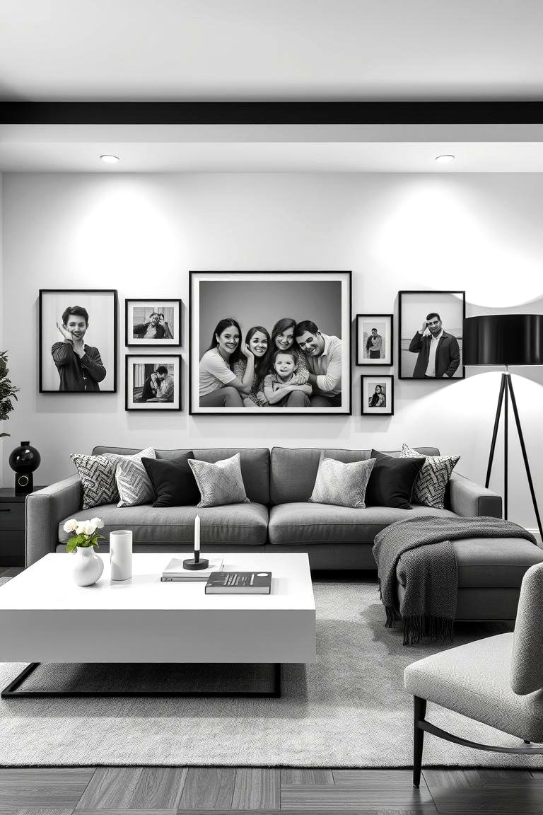 30 Family Photo Wall Ideas to Display Memories