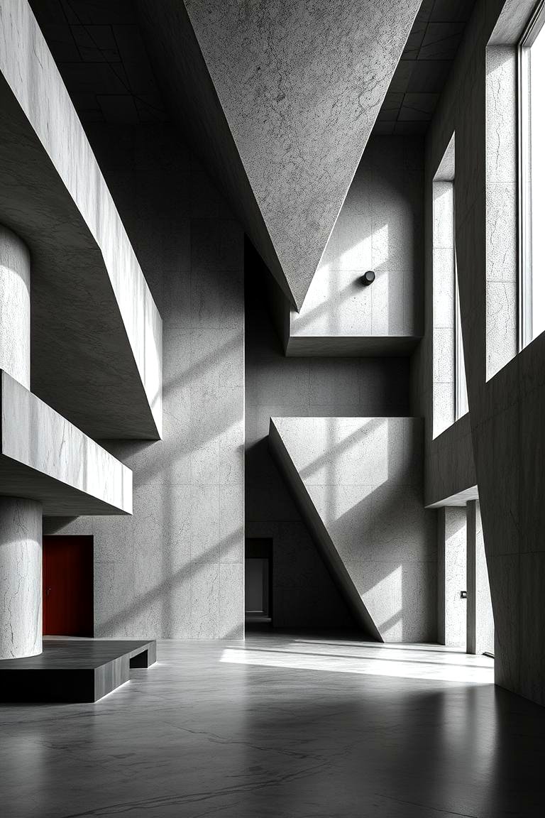 30 Bold Brutalist Interior Design Concepts for Modern Spaces