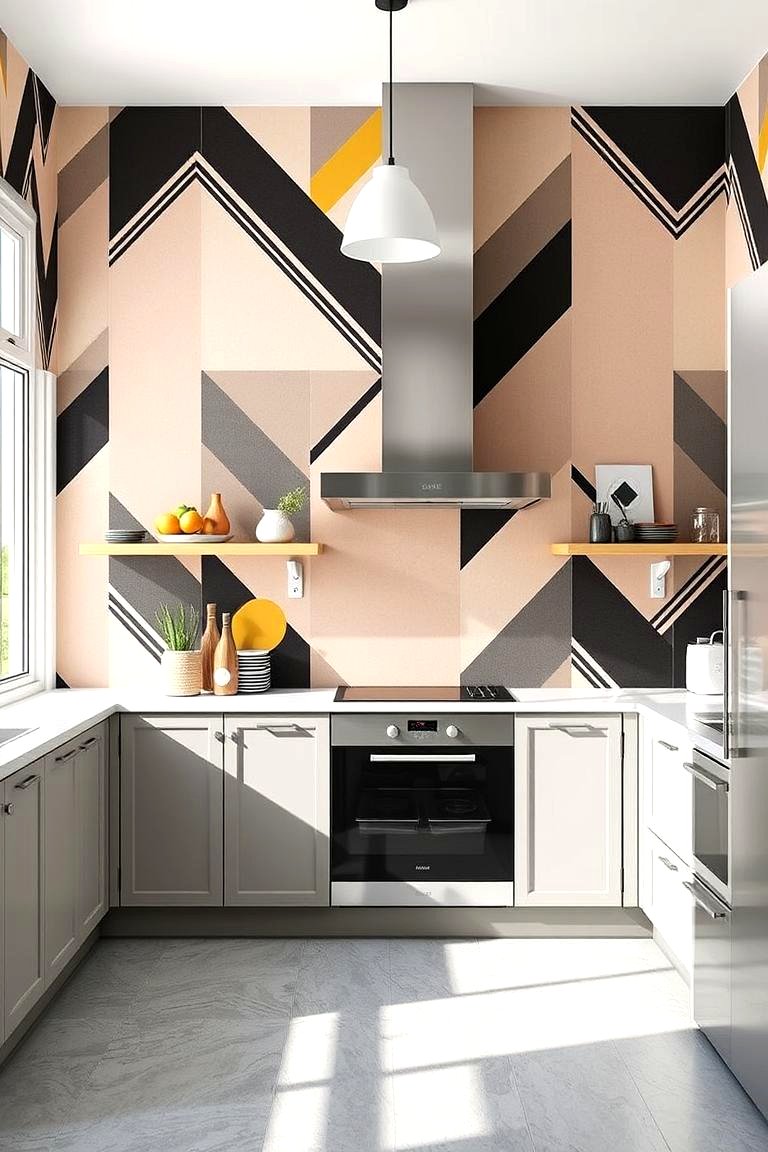 30 Kitchen Wallpaper Ideas: Bold Backsplashes & Accent Walls