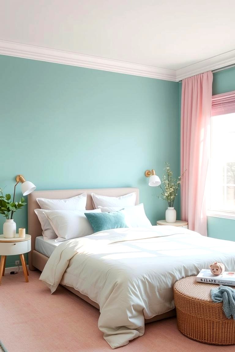 30 Teal and Pink Bedroom Ideas for Bold Modern Design