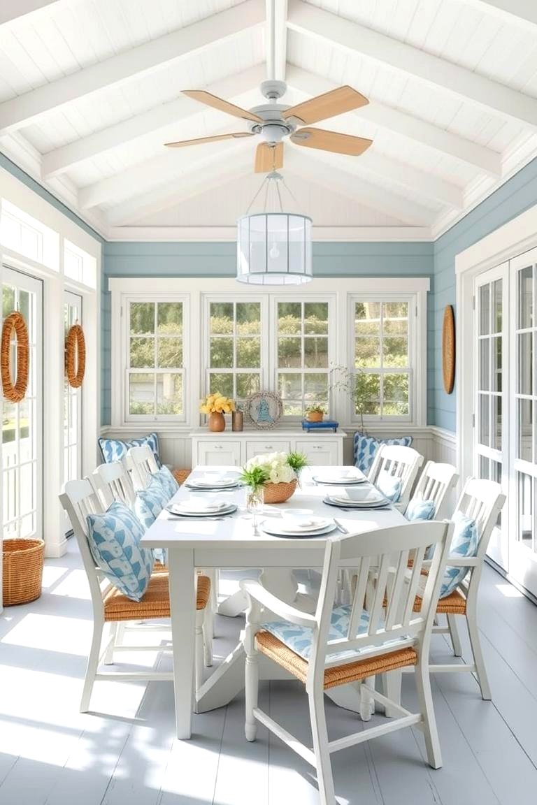 30 Sunroom Dining Room Ideas for Bright and Airy Meals