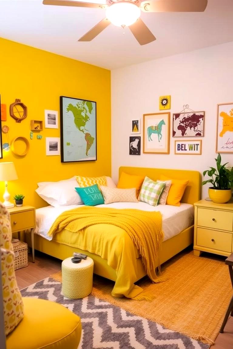 Yellow Ruled Sleep 30 Yellow Bedroom Ideas to Brighten Your Sleep Space