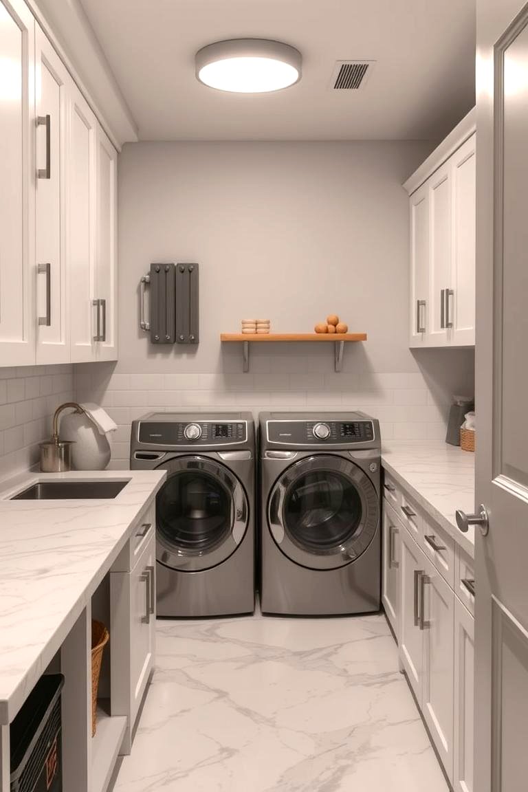 30 Basement Laundry Room Ideas for Functional Utility Spaces