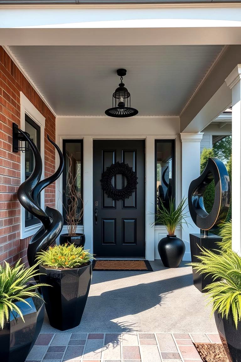 30 Inviting Black Porch Ideas for a Modern Outdoor Oasis