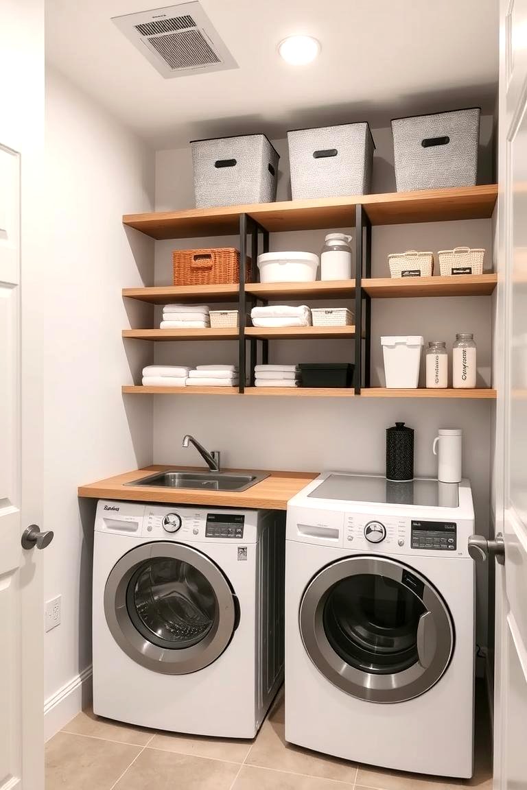 30 Basement Laundry Room Ideas for Functional Utility Spaces
