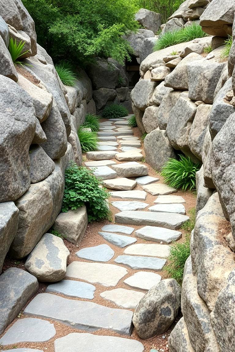 30 Rock Walkway Ideas to Elevate Your Garden Design