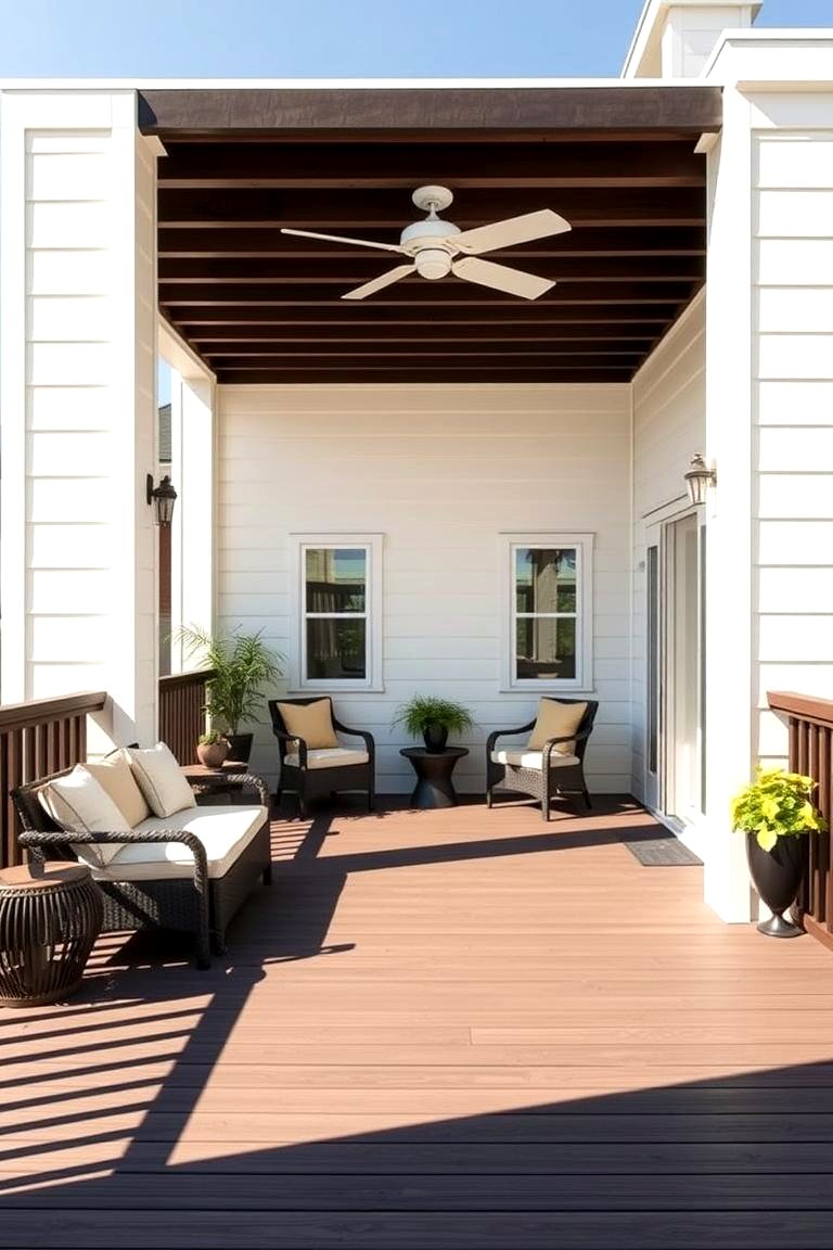 30 Two-Tone Deck Color Schemes for Dynamic Outdoor Spaces