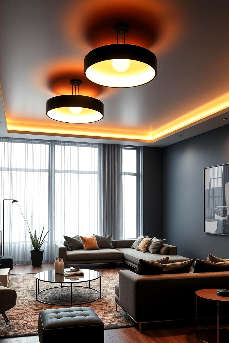 30 Living Room Ceiling Lighting Ideas: Elevate Your Space