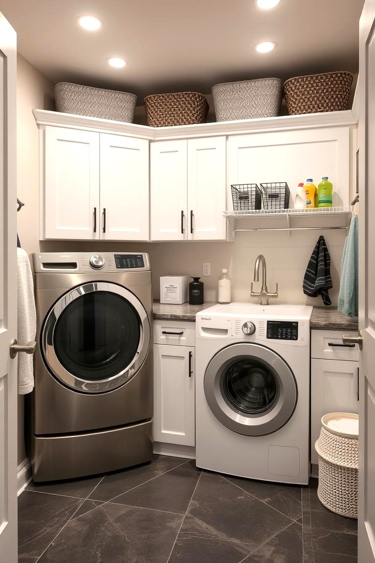30 Basement Laundry Room Ideas for Functional Utility Spaces