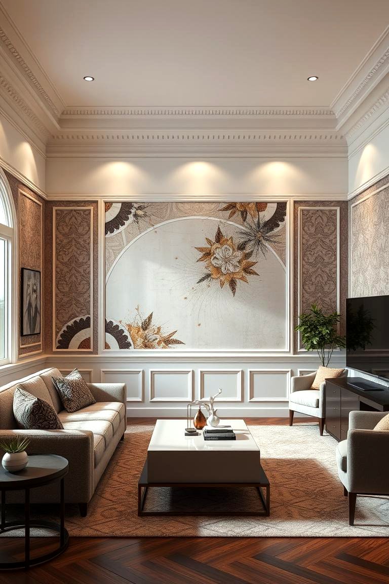 30 Elegant Living Room Wainscoting Ideas for Modern Homes
