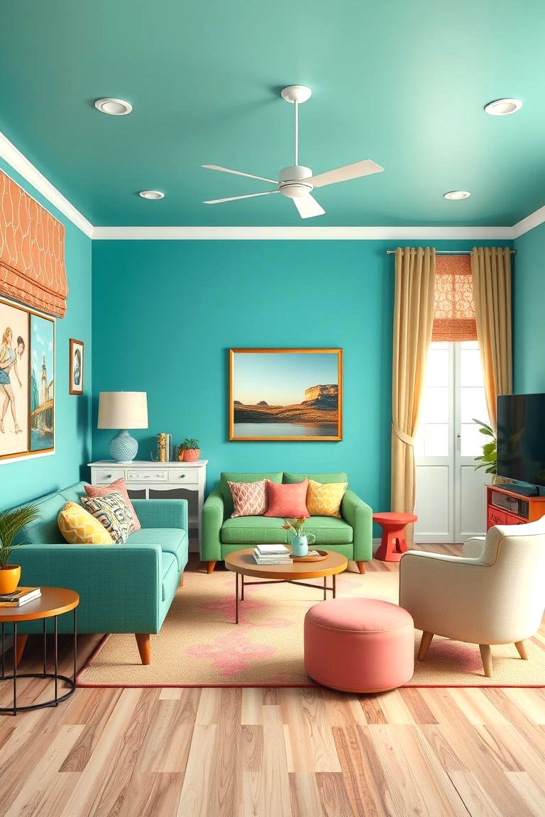 30 1950s Living Room Ideas for Retro Charm Revival