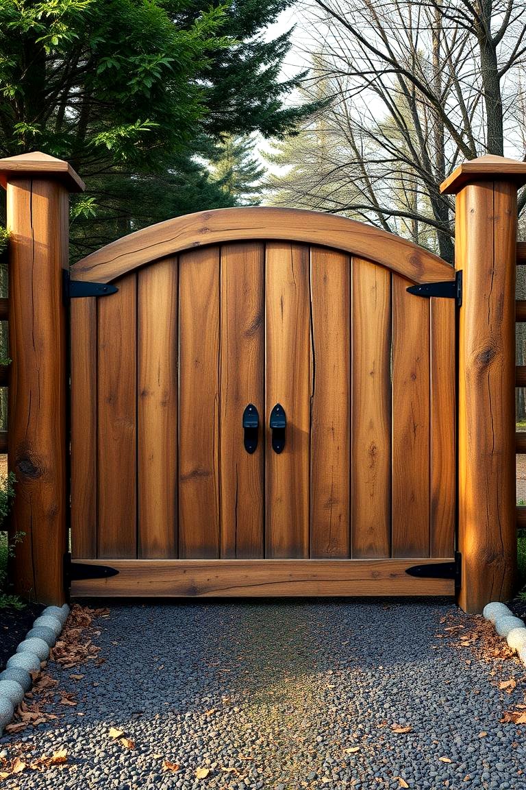 30 Stylish Driveway Gate Ideas for Curb Appeal