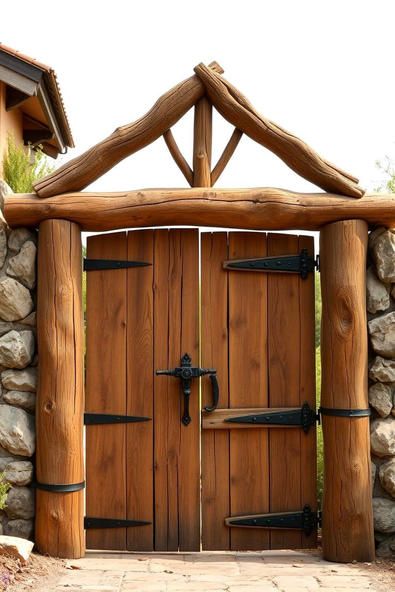 30 Inviting Front Gate Designs for Home Entrances