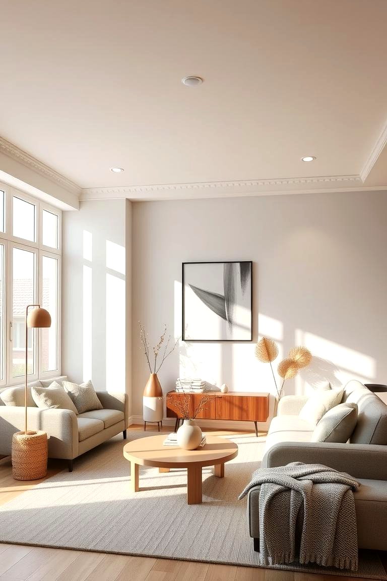Image showcasing 30 Living Room Ceiling Lighting Ideas: Elevate Your Space