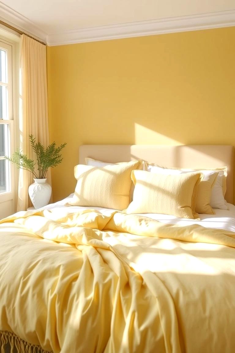 Yellow Ruled Sleep 30 Yellow Bedroom Ideas to Brighten Your Sleep Space