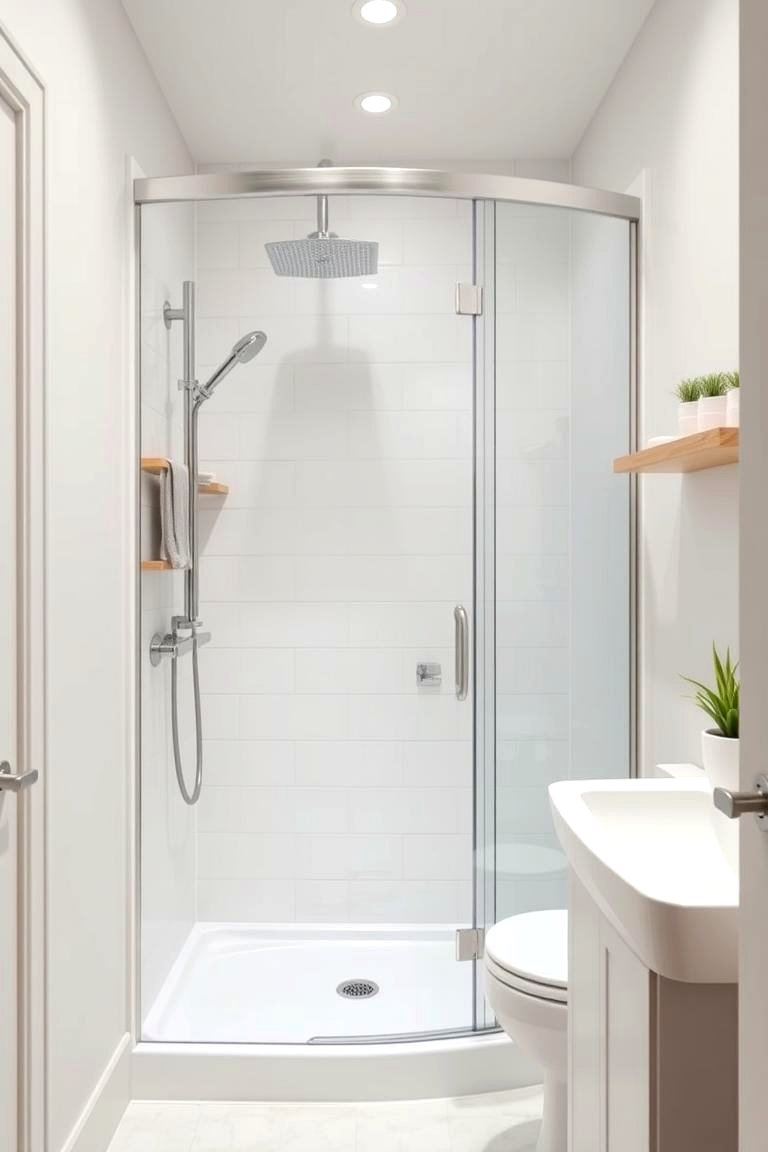 30 Space-Efficient Corner Shower Ideas for Modern Bathrooms