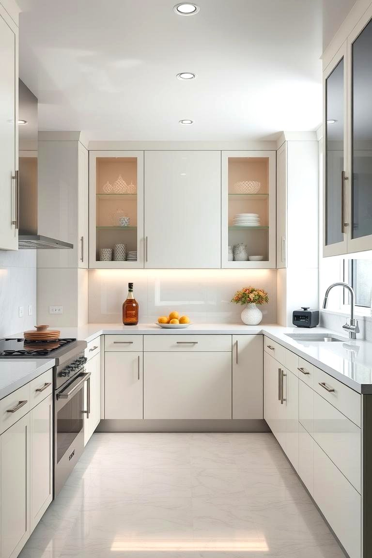 Illustration of Streamlined Cabinetry Designs For Modern Apartments