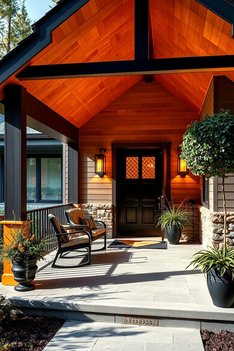 30 Inviting Black Porch Ideas for a Modern Outdoor Oasis