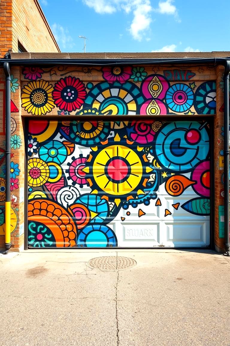 30 Garage Door Mural Ideas for Creative Curb Appeal
