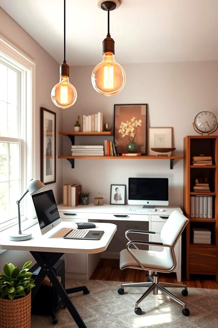 30 Home Office Lighting Ideas: Brighten Your Workspace