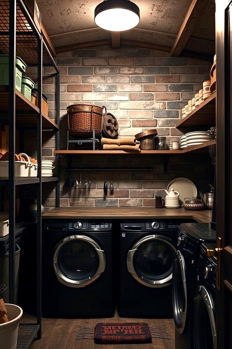 Image showcasing 30 Laundry Room Shelf Ideas: Maximize Storage & Efficiency