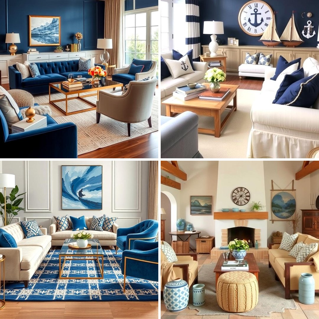 20 Blue and Beige Living Room Ideas: Serene Spaces