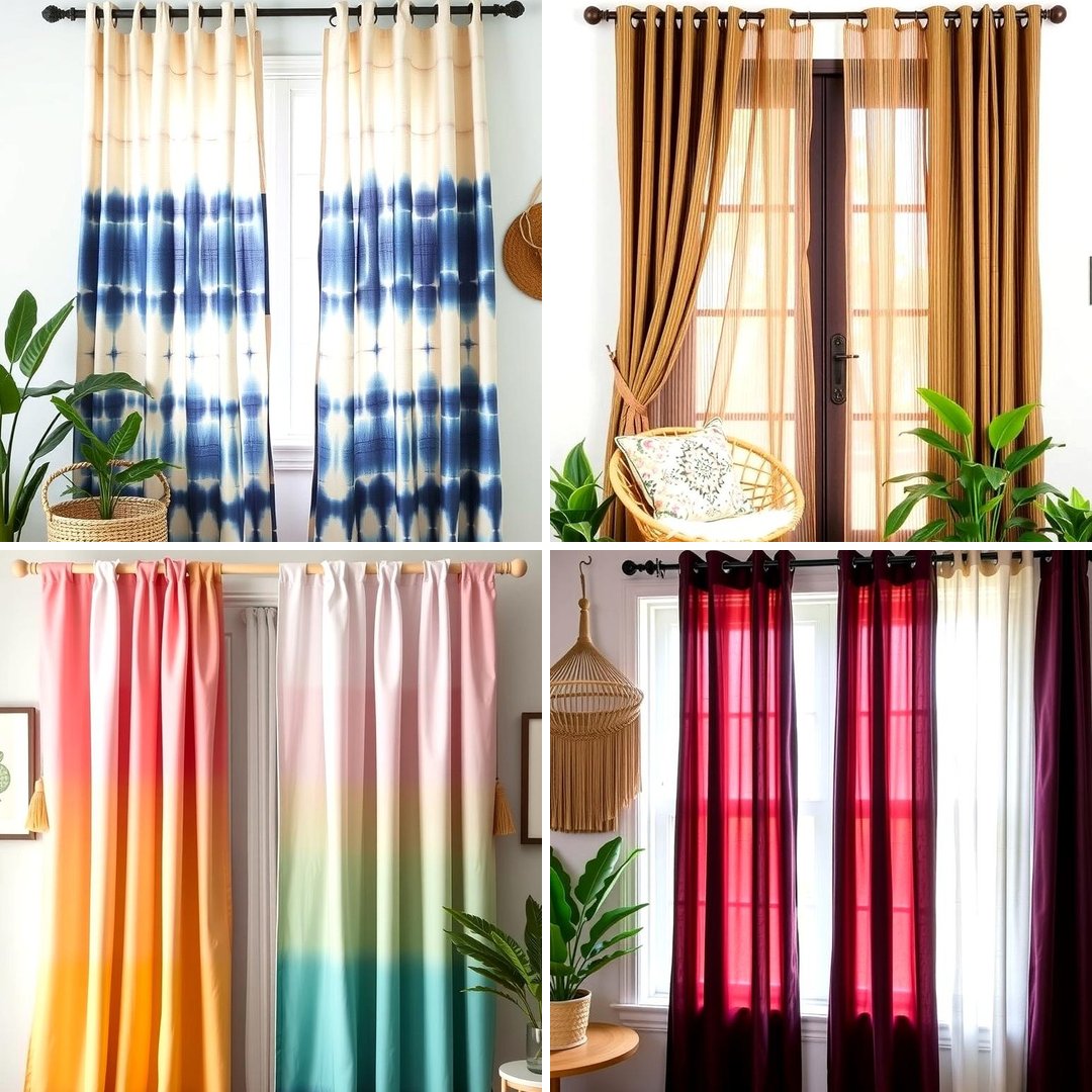 20 Boho Curtain Ideas to Enhance Your Home's Style