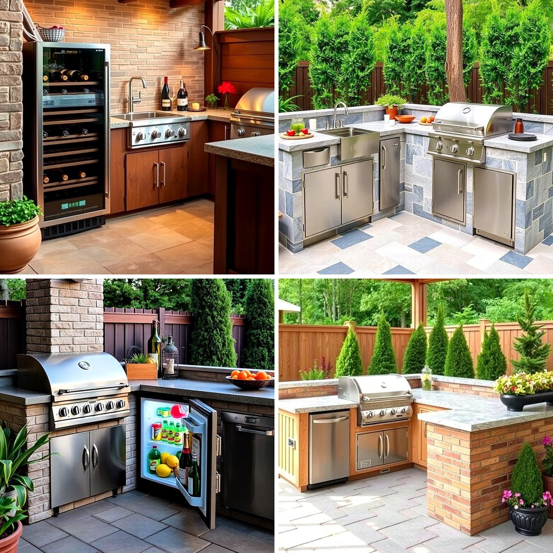 20 Functional L-Shaped Outdoor Kitchen Ideas for Entertaining