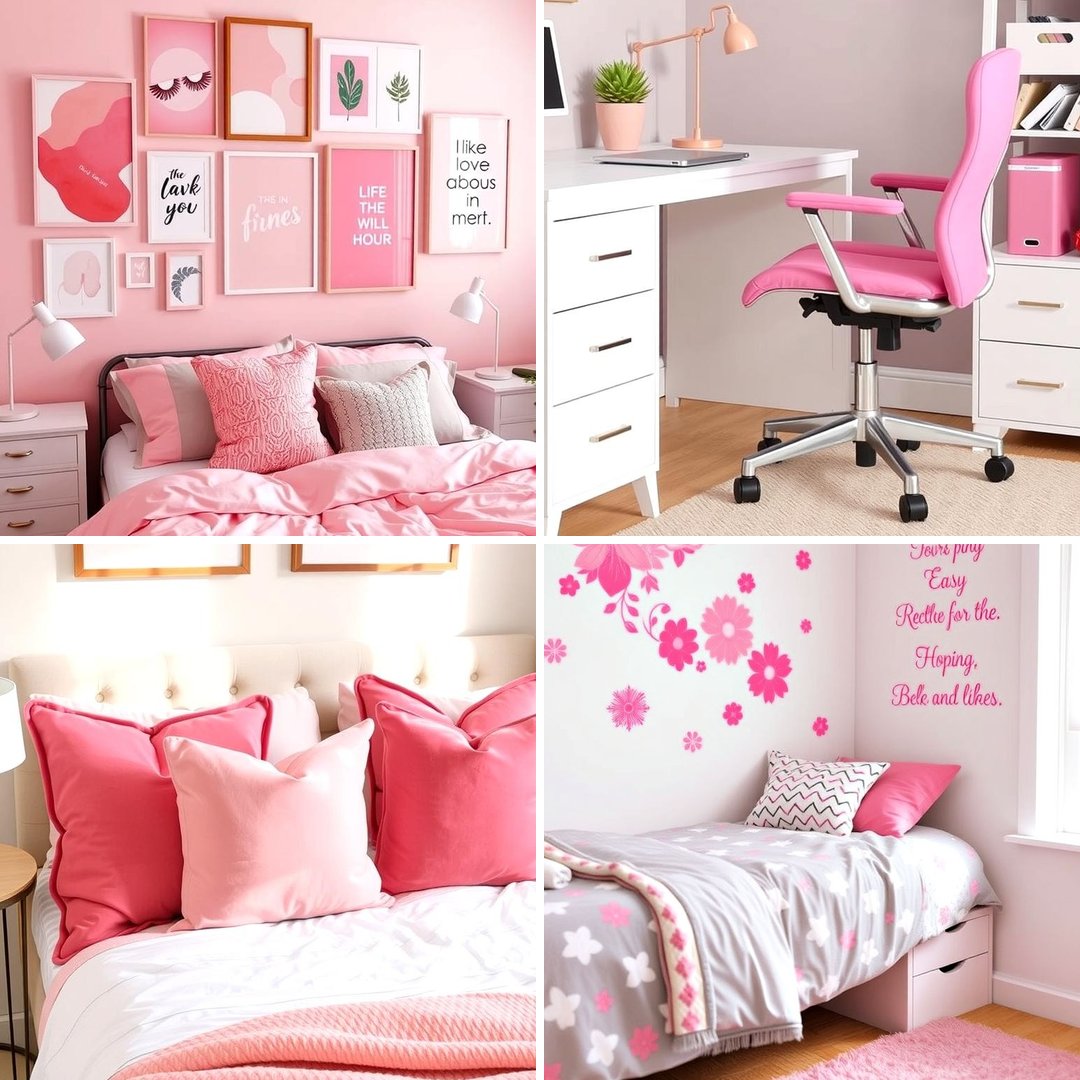20 Pink Dorm Room Ideas for a Cozy College Space