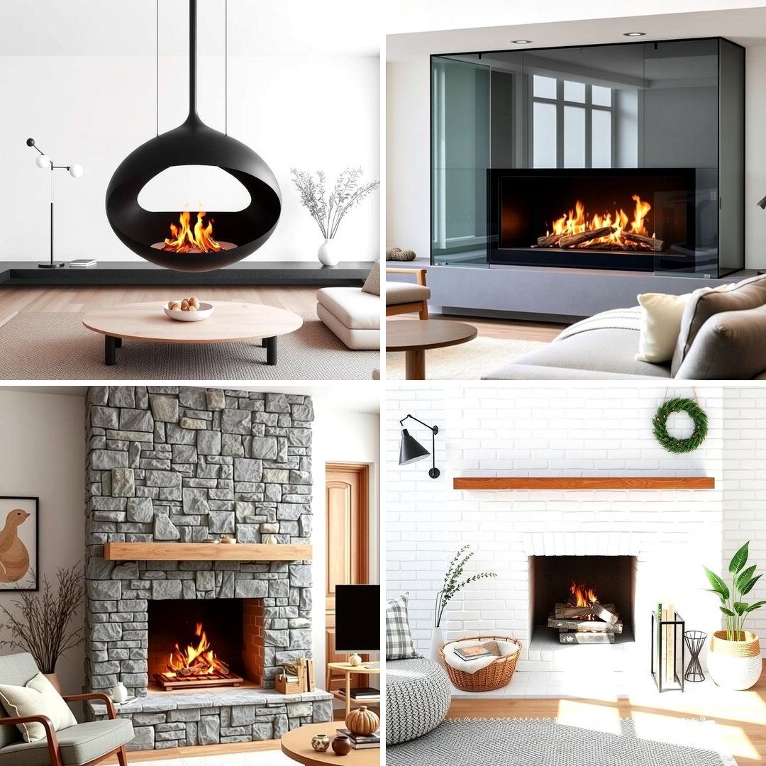 20 Scandinavian Fireplace Ideas for Cozy Homes