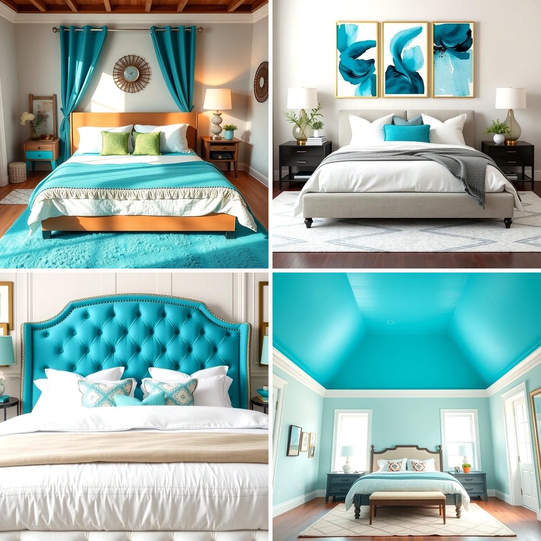 20 Turquoise Bedroom Ideas for a Fresh and Calming Space