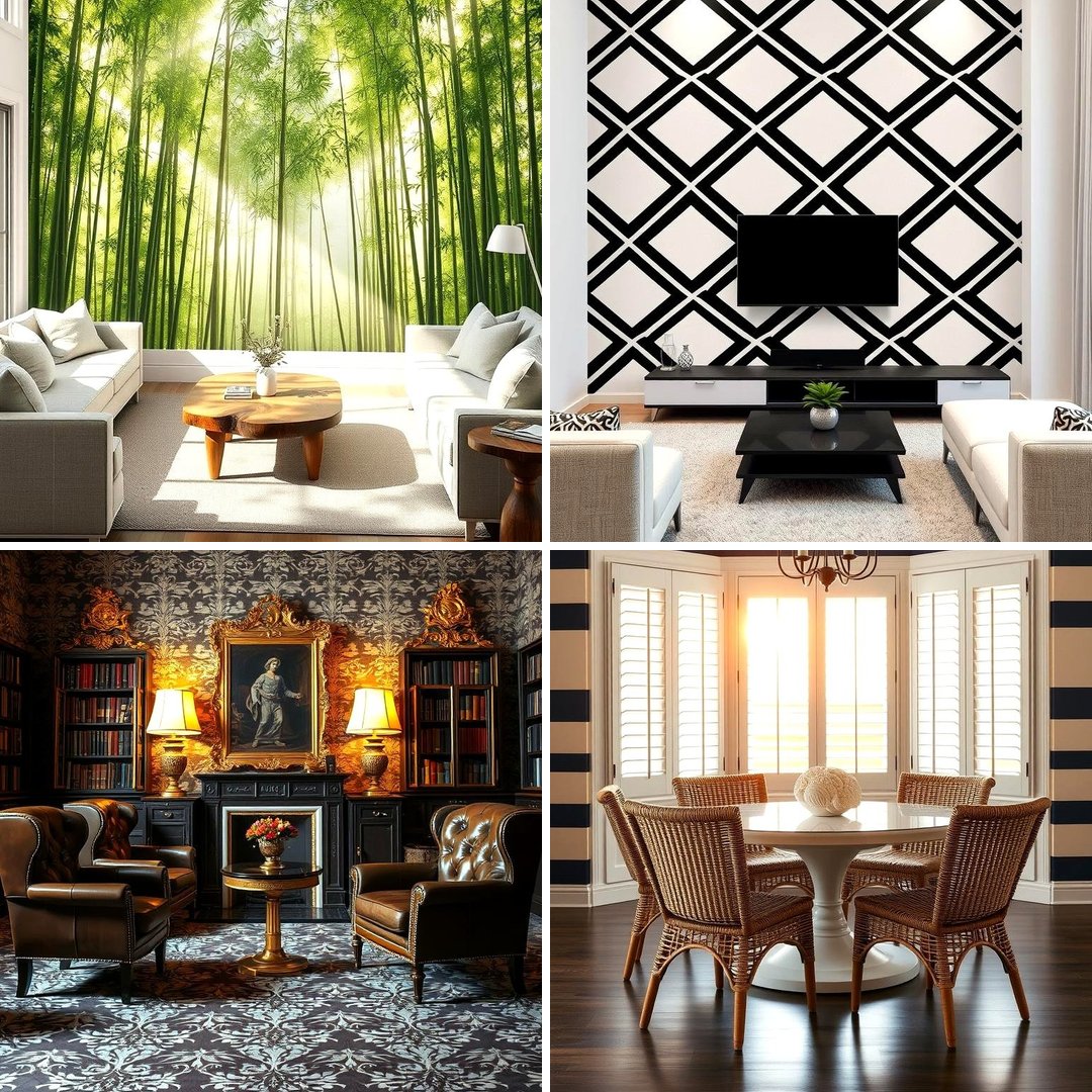 21 Bold Wallpaper Ideas to Transform Your Interior Walls