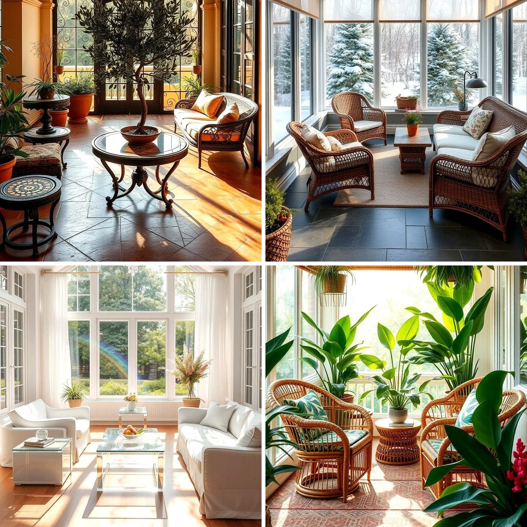Image showcasing 21 Bright Sunroom Ideas to Enjoy Natural Light Year-Round