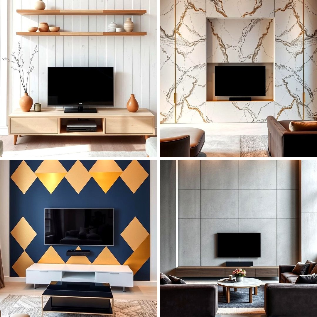 21 Innovative TV Wall Ideas to Maximize Living Room Space