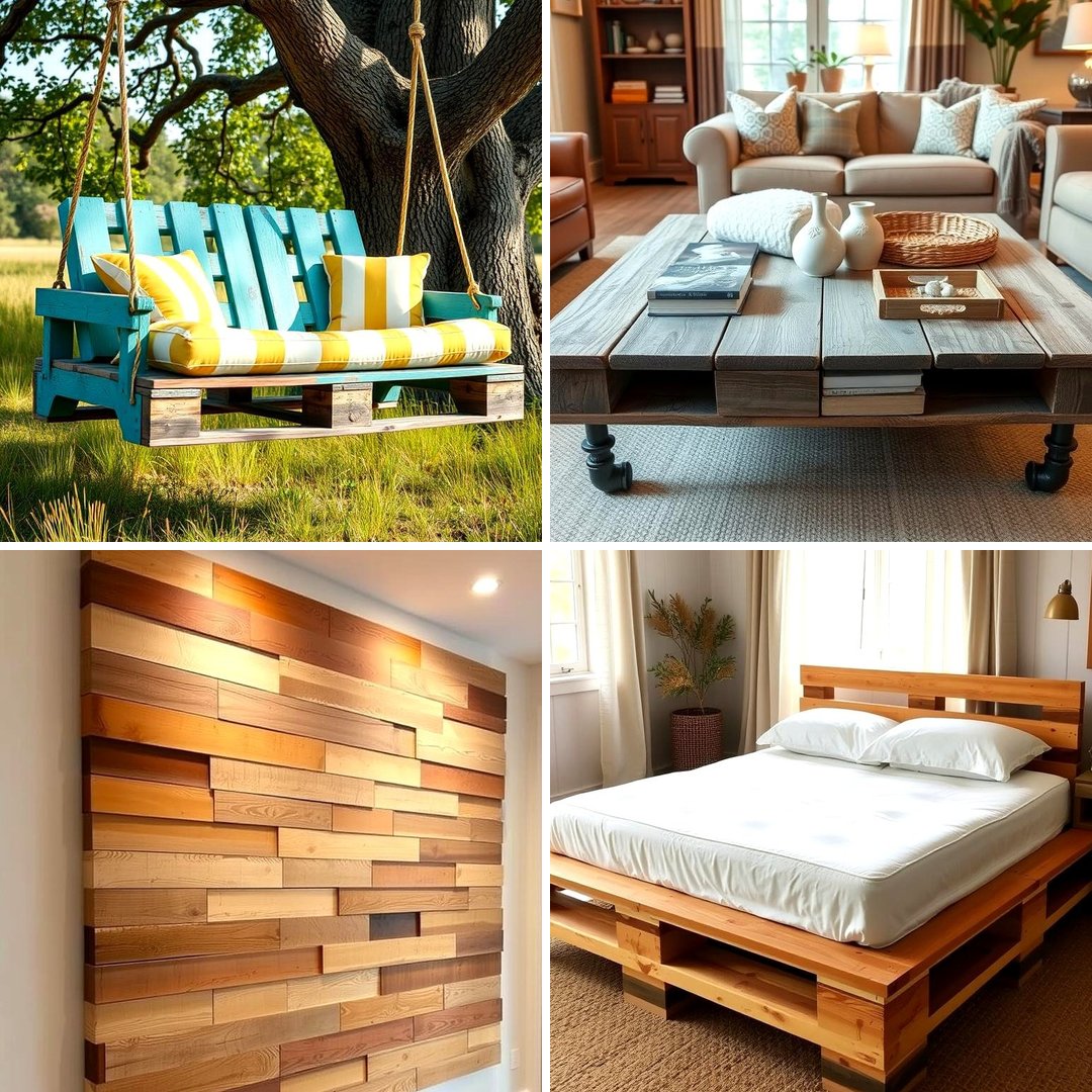 21 Pallet Furniture Ideas for Eco-Friendly Home Upgrades