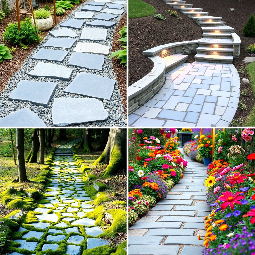 25 Bluestone Walkway Ideas for Your Garden