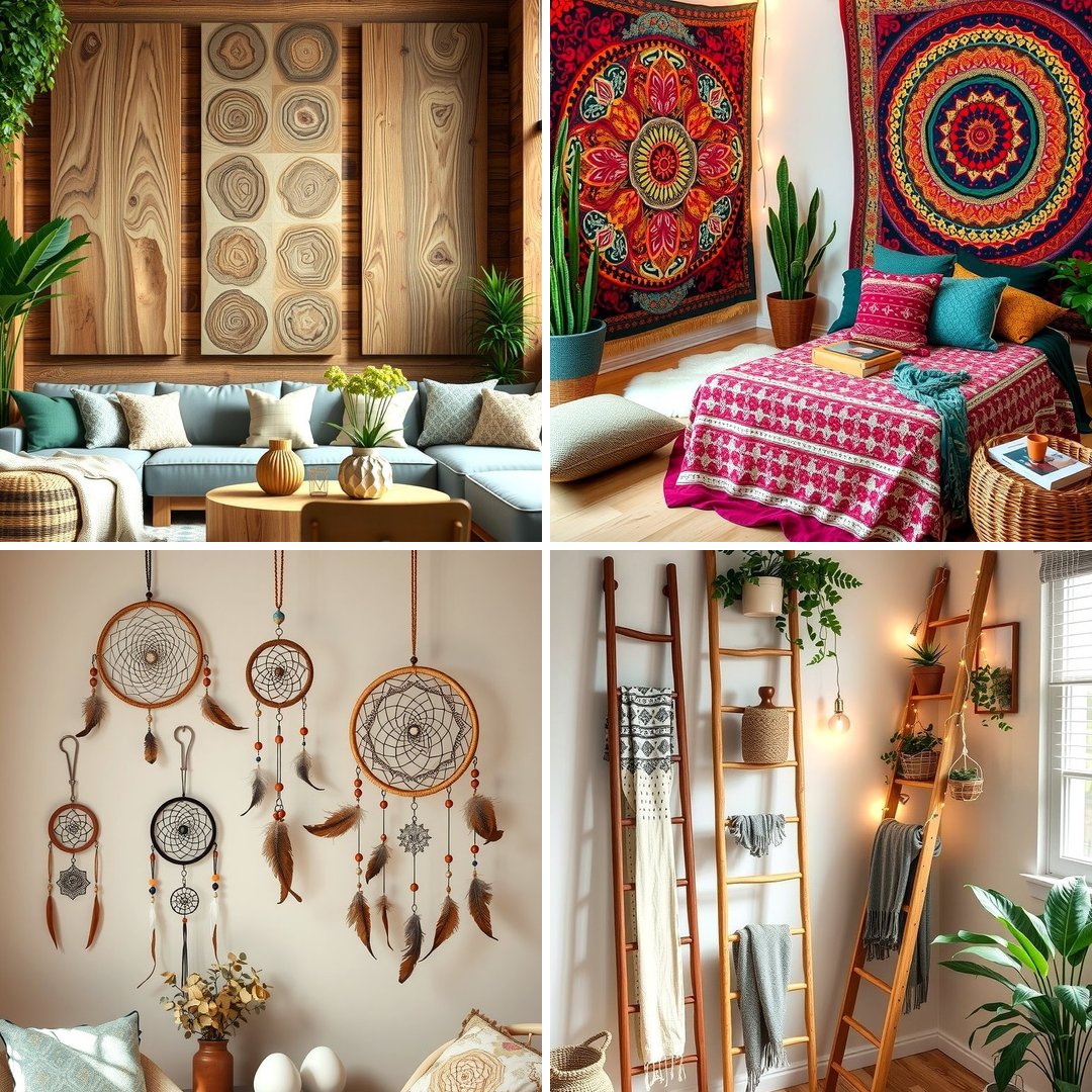 25 Boho Wall Decor Ideas for a Vibrant and Artistic Home
