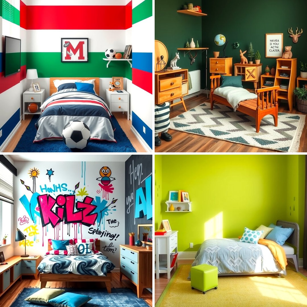 25 Boys Room Paint Ideas for Fun and Creativity