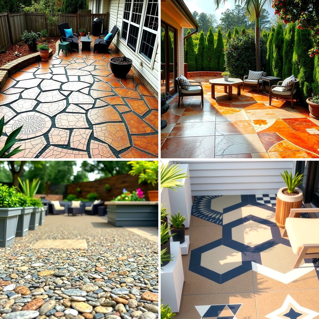25 Concrete Patio Ideas on a Budget for Affordable Style