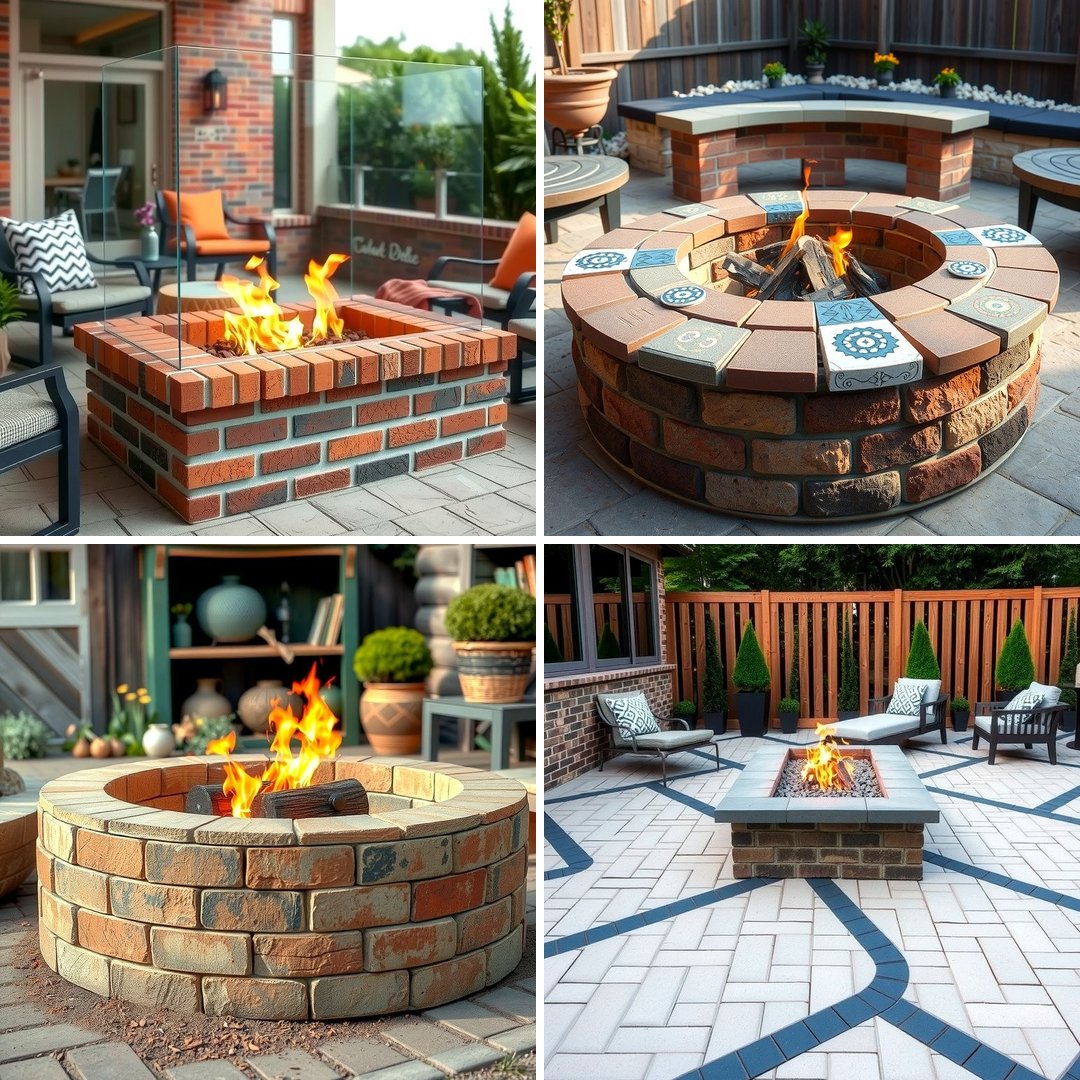 25 Creative Brick Fire Pit Ideas for Your Backyard — free download