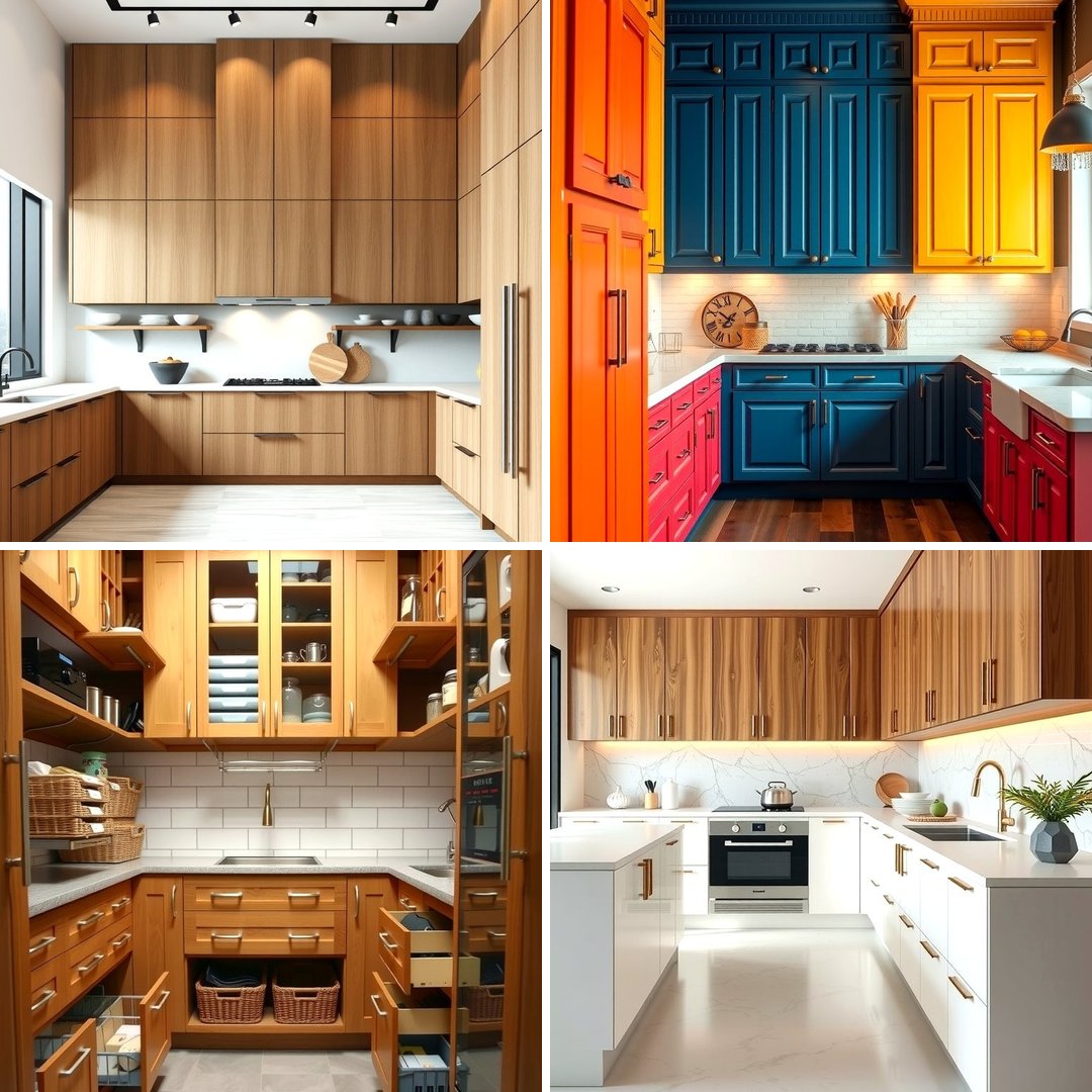 25 Modern Floor to Ceiling Kitchen Cabinets Ideas