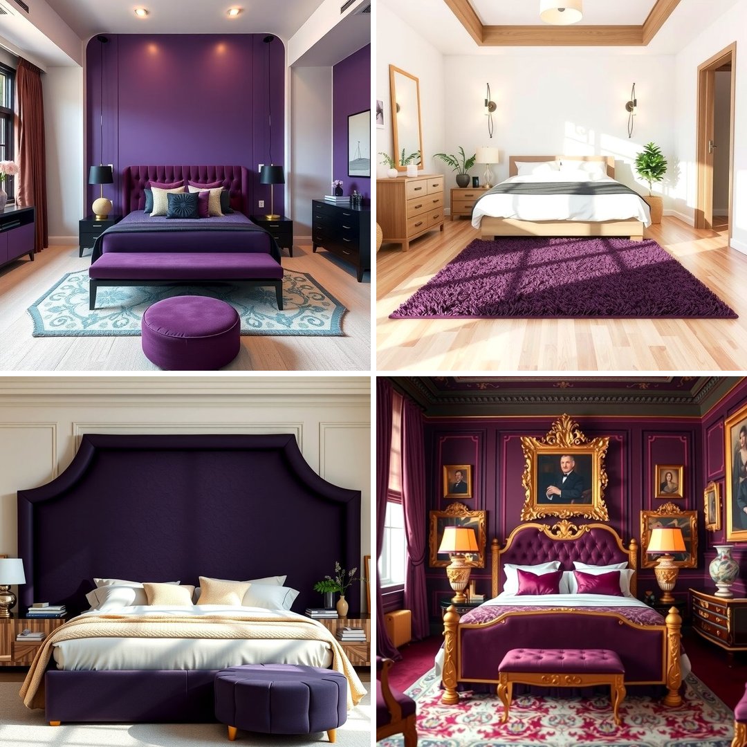 30 Dark Purple Bedroom Ideas for Dramatic Luxury Spaces