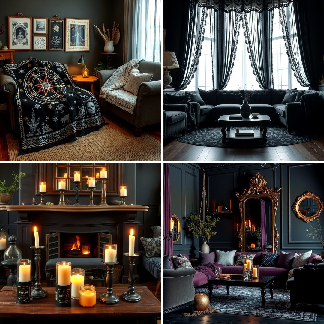 30 Enchanting Witchy Living Room Decor Ideas